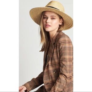 Brixton Joanna Straw Hat | XS Honey/Black